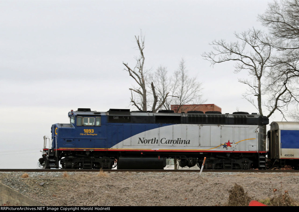 RNCX 1893 on the rear of train P074-14